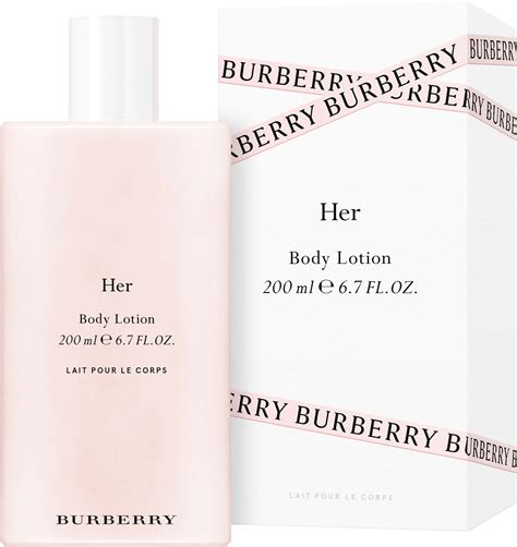 burberry body lotion her